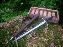 西洋剣両手剣騎士剣 日本刀 模造刀 居合刀 武士道 武蔵 鑑賞用 手鍛造打 m41513145707_1.jpg?1778298752