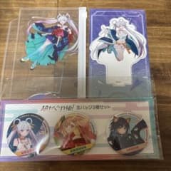超かぐや姫！ アクリルスタンド 月見ヤチヨ 缶バッジ、アクスタ　　3点セットのサムネイル