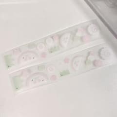 韓国作家 キスカットテープ ロールシール コラージュ 海外マステ 切り売りのサムネイル