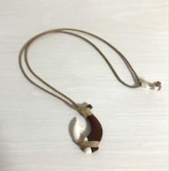 フィッシュフック ネックレス ウッド ボーン調のサムネイル