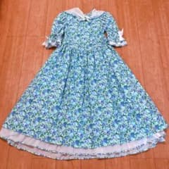 ロングワンピース  アクセサリー2点セットのサムネイル