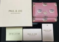 ポールジョー　ポールアンドジョー　ヌネット　総柄ミニ財布　折り財布　猫のサムネイル