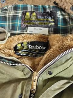 80s Barbour GAMEFAIR 38 フードライナー付 YKK棒ジップ - メルカリ