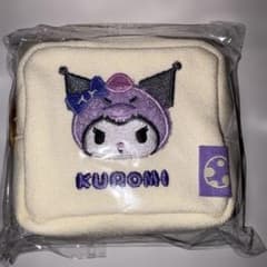 クロミ 立体アップリケ刺繍 ミニポーチ