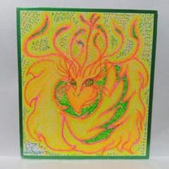 オリジナル開運絵画イラスト「鳳凰」抽象画のサムネイル