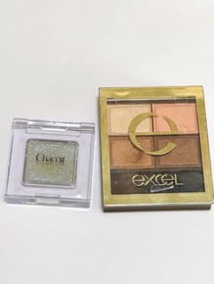 Chacott グリーンアイシャドウ & excel ベージュ系アイシャドウのサムネイル