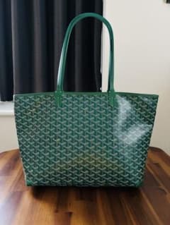 GOYARD ゴヤール アルトワMM グリーン トートバッグ - メルカリ