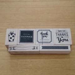 セリア　Thank you　スタンプのサムネイル