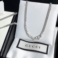 GUCCI グッチ チェーン ネックレス 45cm ペンダント シルバー 925