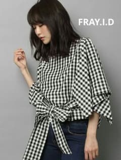 FRAY.I.D スリットスリーブ ブラウス ギンガムチェック - メルカリ