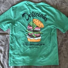 Delicious ハンバーガーTシャツ ミントグリーンのサムネイル