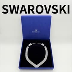 SWAROVSKI スワロフスキー クリスタル V字 チョーカー ネックレス 
