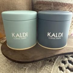 ☆KALDI☆カルディ オリジナルミニキャニスター缶 2点セット - メルカリ