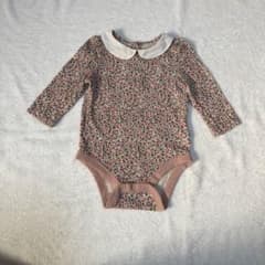 60cm 3-6ヶ月 baby GAP 花柄ロンパースのサムネイル