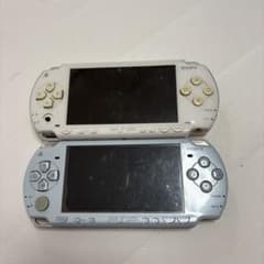 T*U様 PSP本体 ホワイト シルバー 2台セットのサムネイル