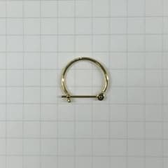 18金 フープピアス 片耳 0.27g - メルカリ