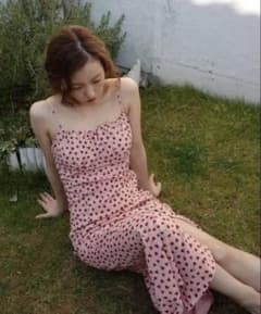 HEART CAMI DRESS ピンク ロージールーチェ ROSY LUCEのサムネイル