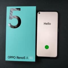 OPPO Reno5 A アイスブルー 128GB SIMフリー○ ワイモバイルのサムネイル