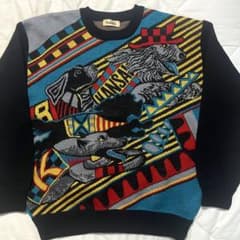 希少 90年代 KANSAI O2 犬柄ニット rare 山本寛斎 - メルカリ