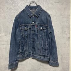 Levi's ダークブルー デニムジャケット 型番Jacquard Tag