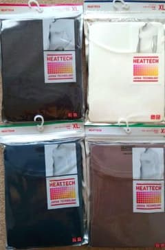 ユニクロ ヒートテック XL 新品4点のサムネイル