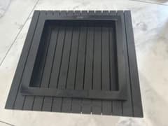 ZitA square ごみ箱　蓋のみ　ブラックのサムネイル