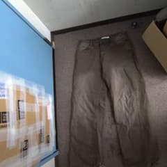 グレー ストレートデニムパンツのサムネイル