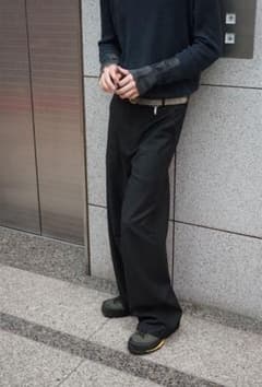 パンツ 4NG3L0000 BLACK STRIPE TROUSERS 4NG3L0000 BLACK STRIPE TROUSERS - メルカリ