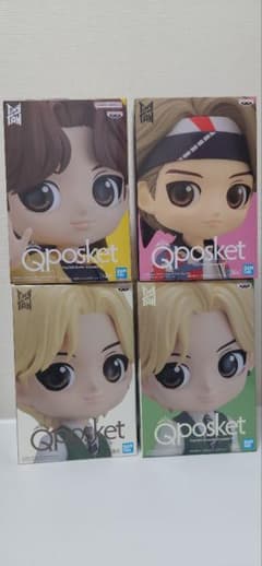 [정리 판매]TinyTAN Q posket 피규어 4종 세트