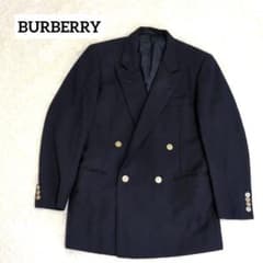 Burberrys バーバリーズ 紺ブレ ダブル 金ボタン タスマニアウール