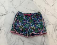 Boden ショートパンツ 152cm 12Y 鳥・花柄
