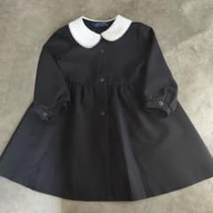 Ghopin deux 黒の長袖ワンピース 90cmのサムネイル