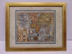 古地図 絵画 金縁 イタリア製 インテリア 古地図 絵画 金縁 イタリア製 インテリア - メルカリ