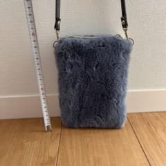 ミニショルダーバッグ&ポーチ　モコモコ2wayのサムネイル