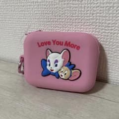 【新品】【GIGO限定】トムとジェリー　シリコンポーチ　ピンク