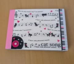 【美品】黒猫　メモ帳のサムネイル