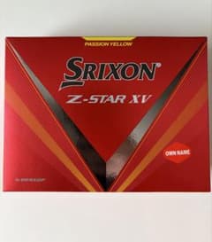 SRIXON Z-STAR XV パッションイエロー ゴルフボール(都城市ロゴ入のサムネイル