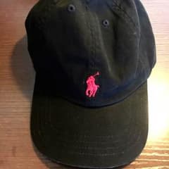 ラルフローレン キャップ 新品 黒×赤のサムネイル