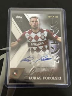 10】ルーカス・ポドルスキ topps ヴィッセル神戸 サインカード - メルカリ