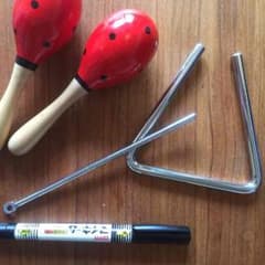 マラカス  トライアングル  値下げしました！のサムネイル