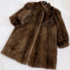 【極美品】サガミンク　SURELLE MEISEL-PESKINファーコート 最高級☆ミンク 毛皮 SURELLE MEISEL-PESKIN コート 裾絞り - メルカリ