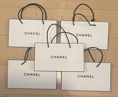 シャネル CHANEL ギフト袋 紙袋 ショッパー 5個セットのサムネイル