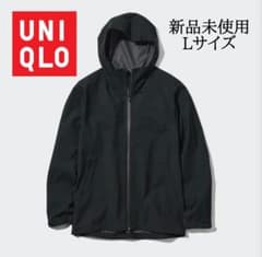 ☆新品未使用☆ UNIQLO ブロックテックパーカ 黒 L - メルカリ