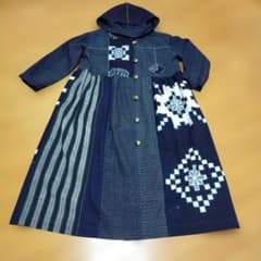 古布リメイク 絵絣、雪ん子絣、書生絣、久留米絣からフ―ドコート