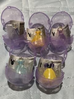 め*ん様 ディズニー プリンセス ドレス チャーム ガチャ 5種セットのサムネイル