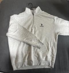 U.S. POLO ASSN. ハーフジップ スウェット グレー Lのサムネイル