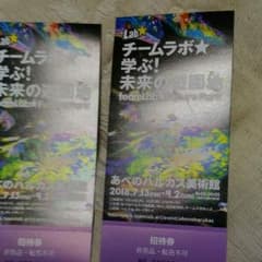 チームラボ学ぶ！アベノ 招待券２枚セットのサムネイル