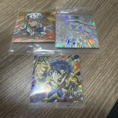 ニ*ク様 ジョジョの奇妙な冒険 ステッカー 3枚セット　シークレット、5thレアのサムネイル