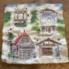 匿名配送】ジブリパーク トトロ 刺繍 タオル ハンカチ ジブリ - メルカリ