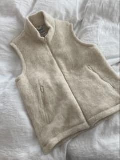 最終値下げ　YAECA WOOL VEST ウール ジップ ベスト S ヤエカのサムネイル